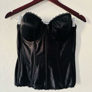 Elegant‎ Black Corset Bustier Top